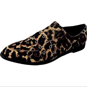 Treasure and Bond Leopard Print Ainsley Loafer Size 7.5